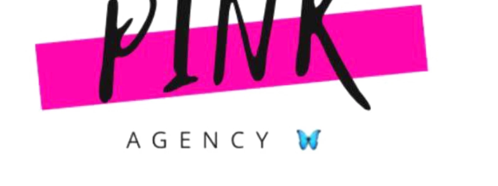 Pink Agency header