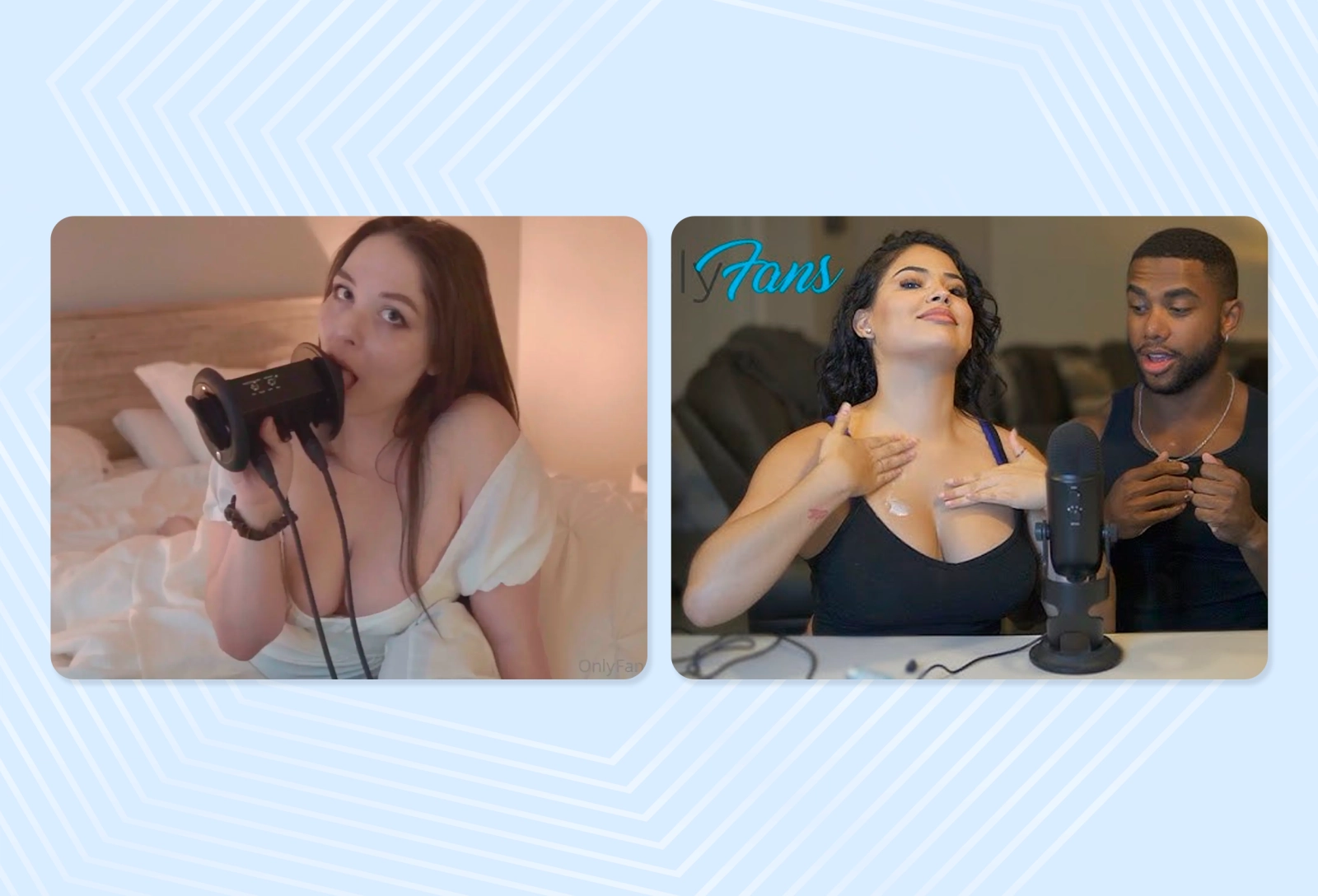 Although ASMR is not usually associated with adult content, it is very popular on the platform