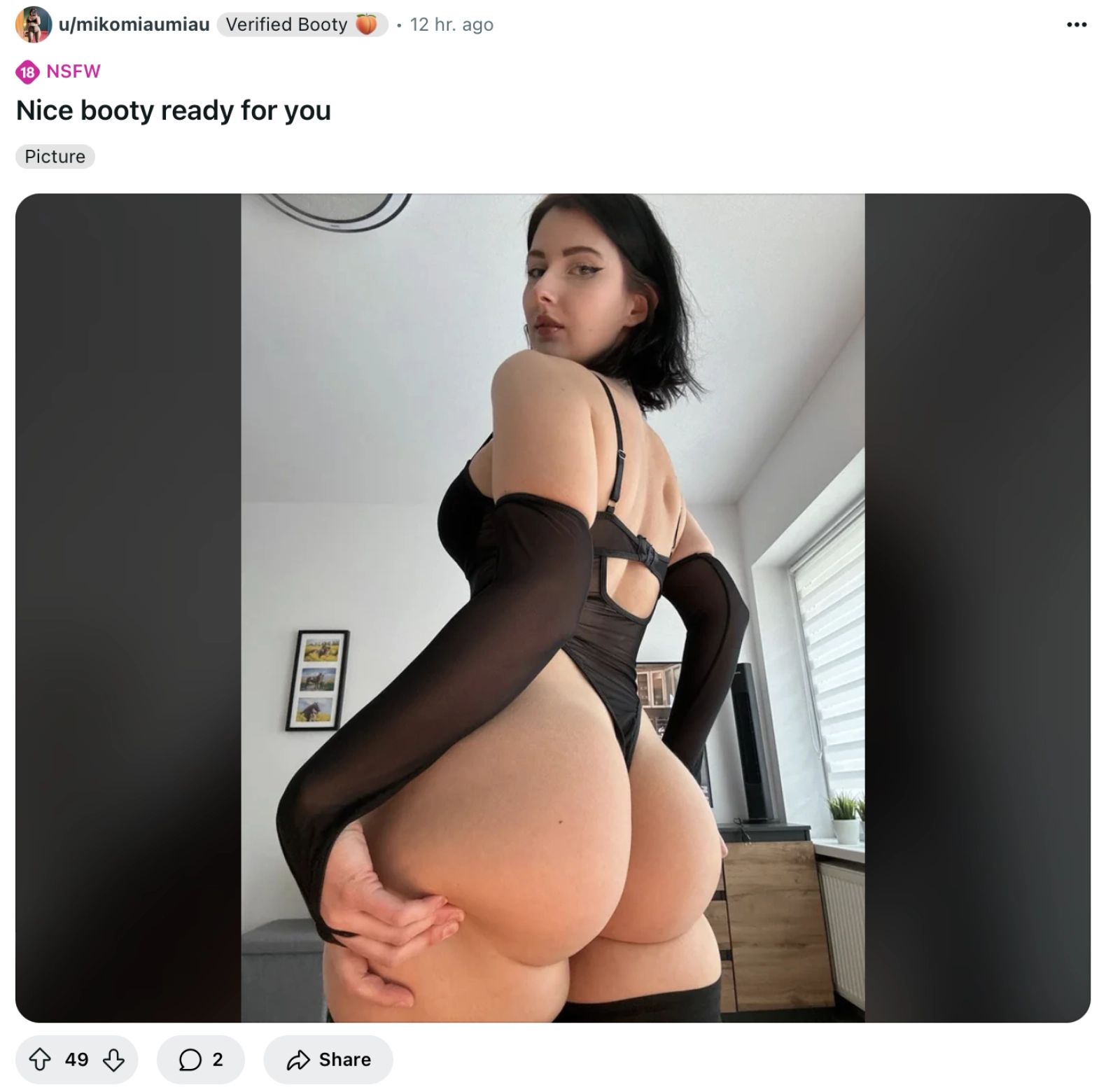 Пример поста на Reddit