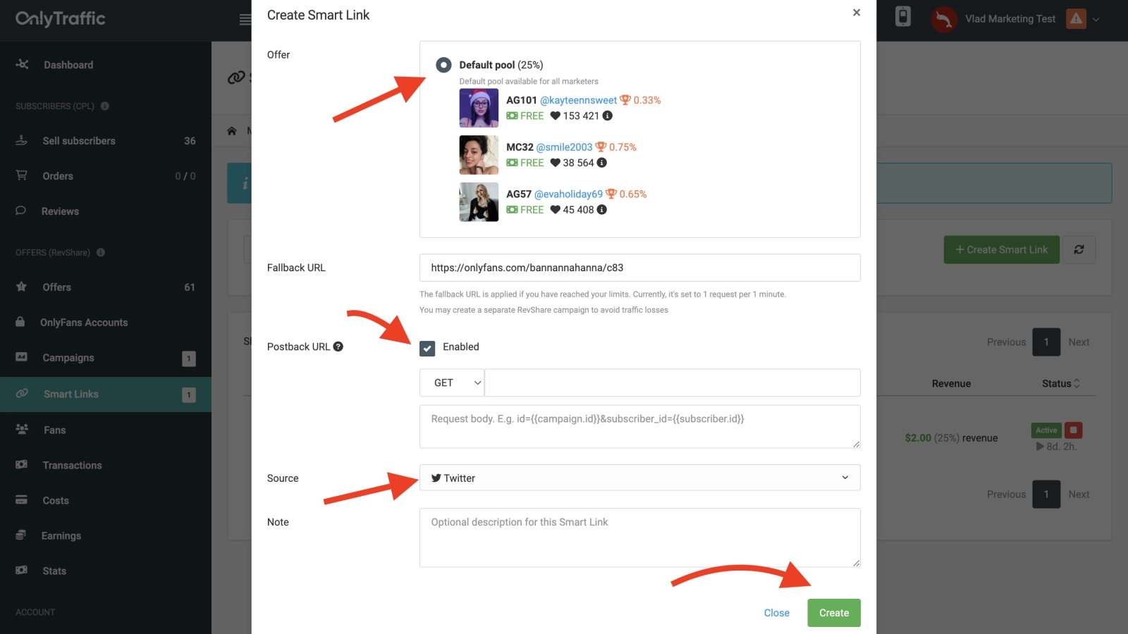 set up smart link part 1