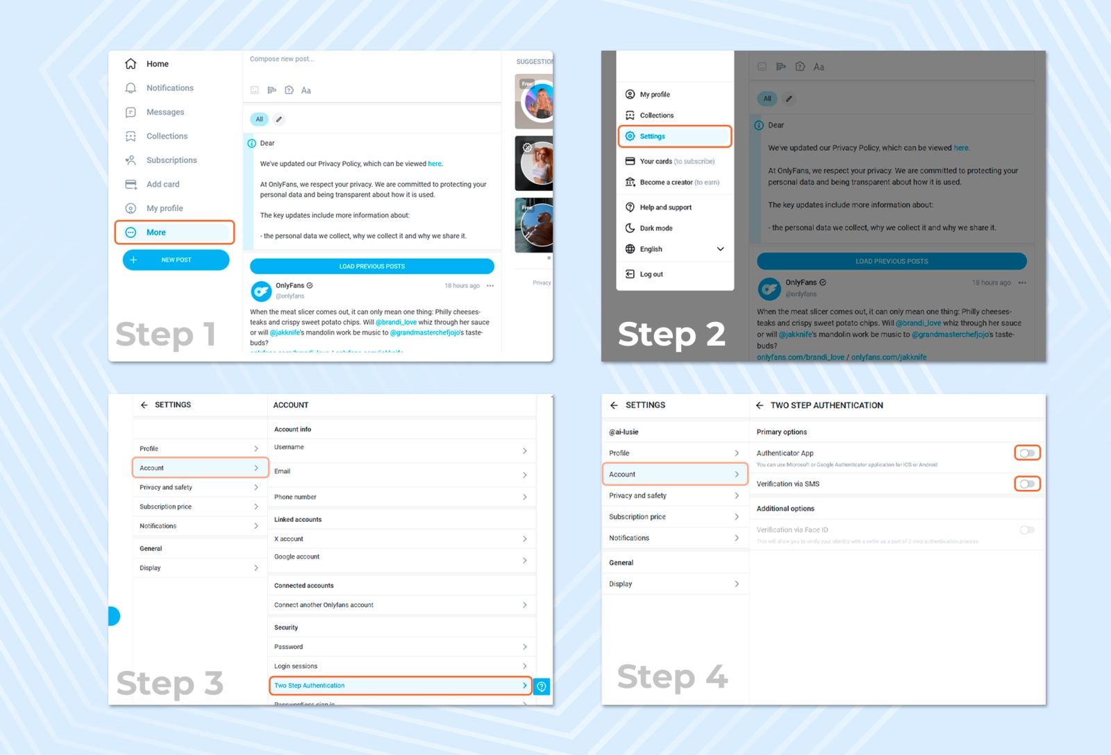 You can enable 2FA authentication in your account settings