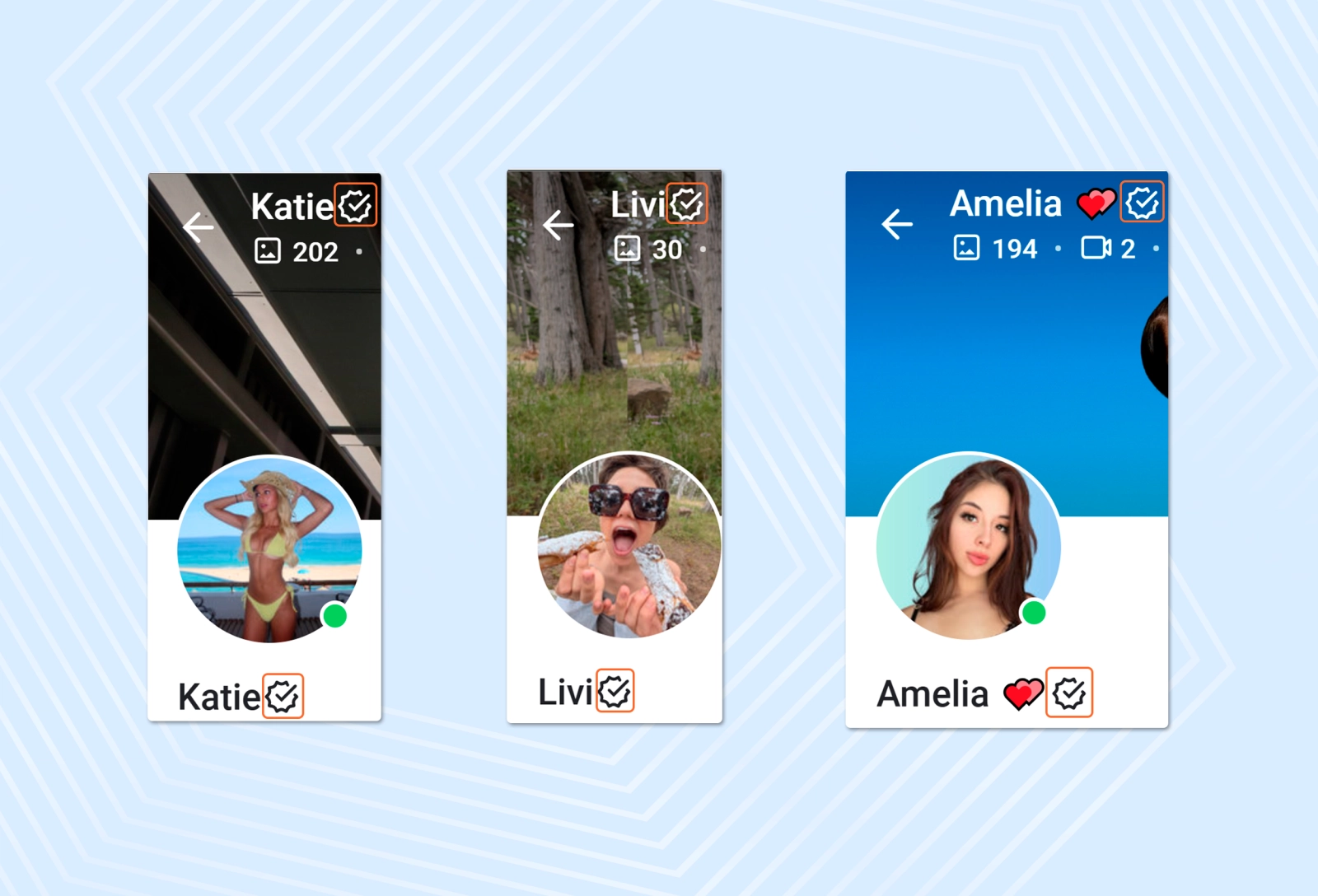 The verification checkmark indicates that the profile has been verified by OnlyFans
