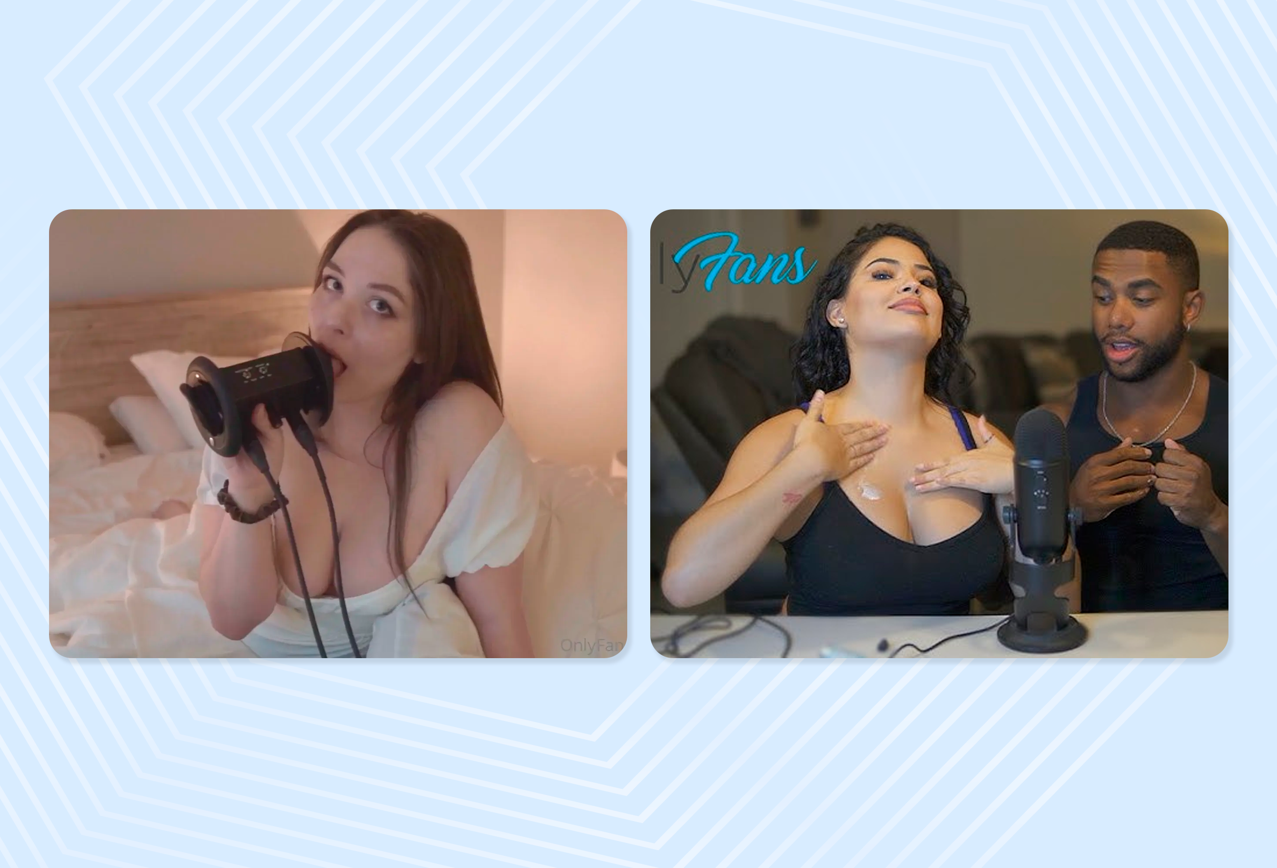 Although ASMR is not usually associated with adult content, it is very popular on the platform