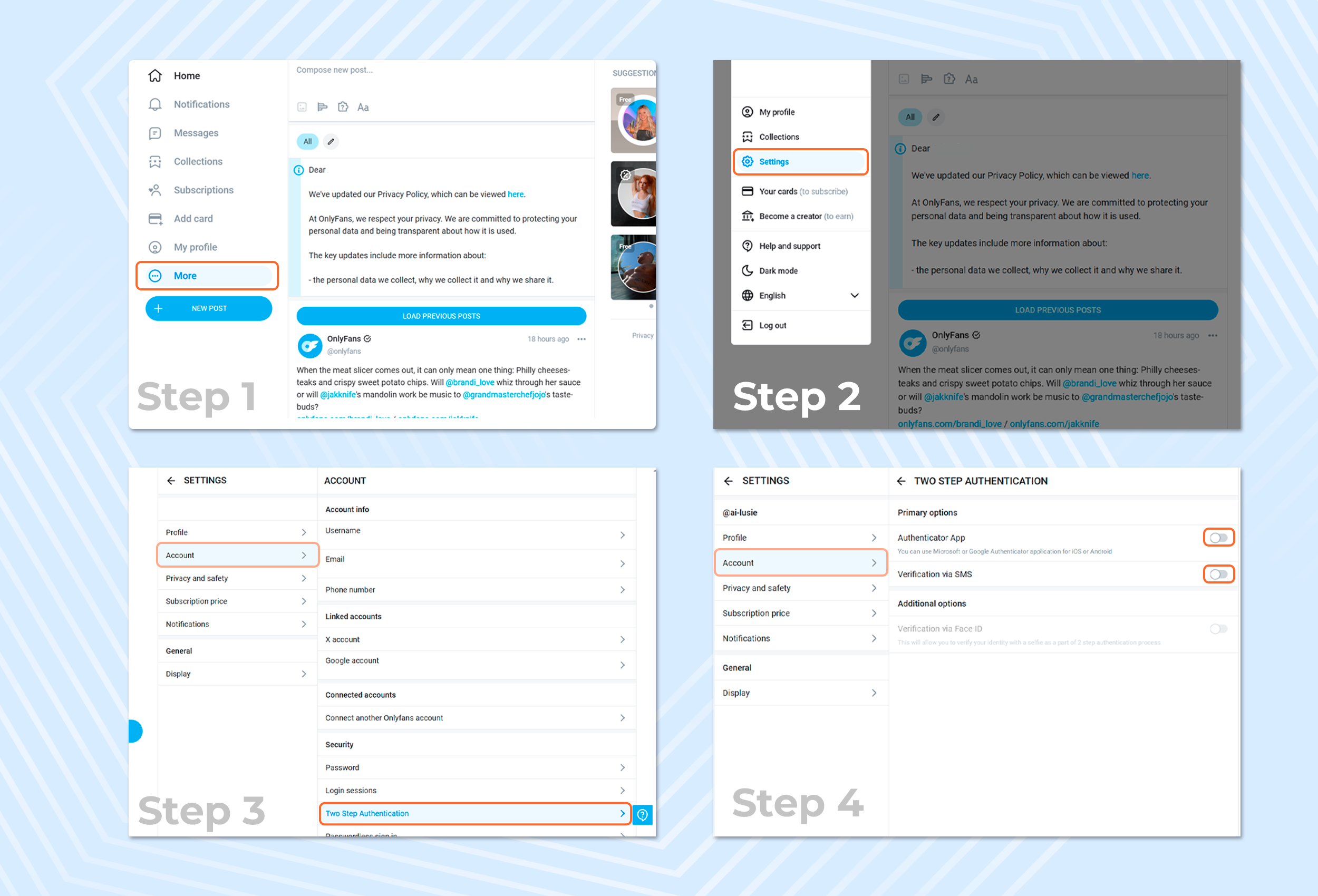 You can enable 2FA authentication in your account settings