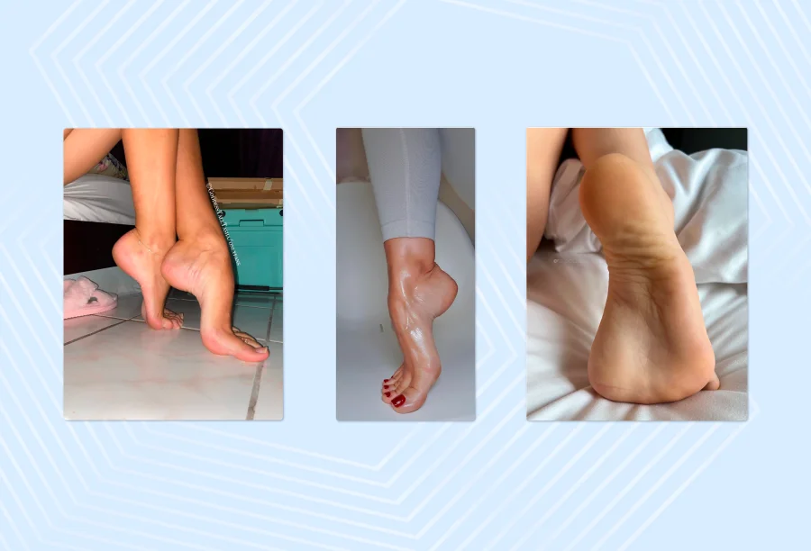 Feet arch display content example