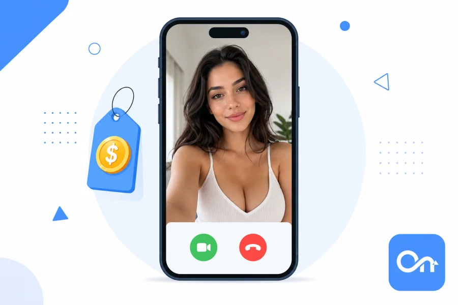 OnlyFans Calls: an incoming paid video call from a creator