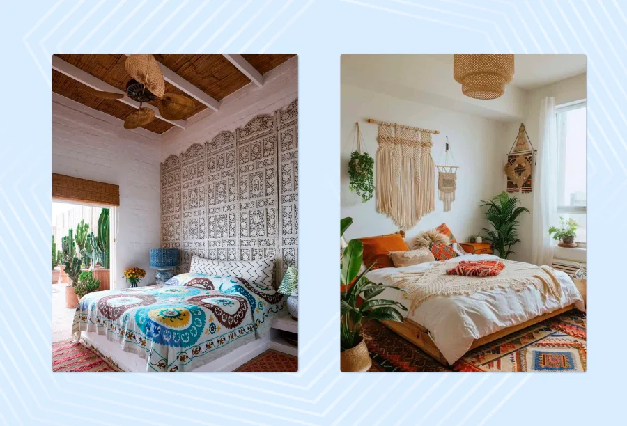 Bohemian room decor