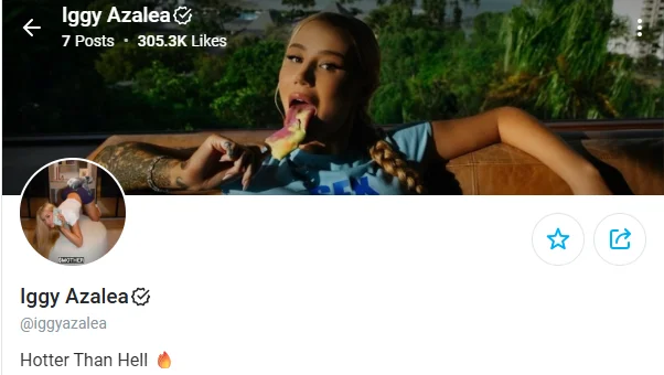 Iggy Azalea - Top OnlyFans earner in 2025