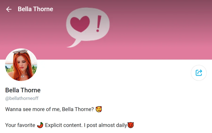 Bella Thorne - Best SFW model in 2026