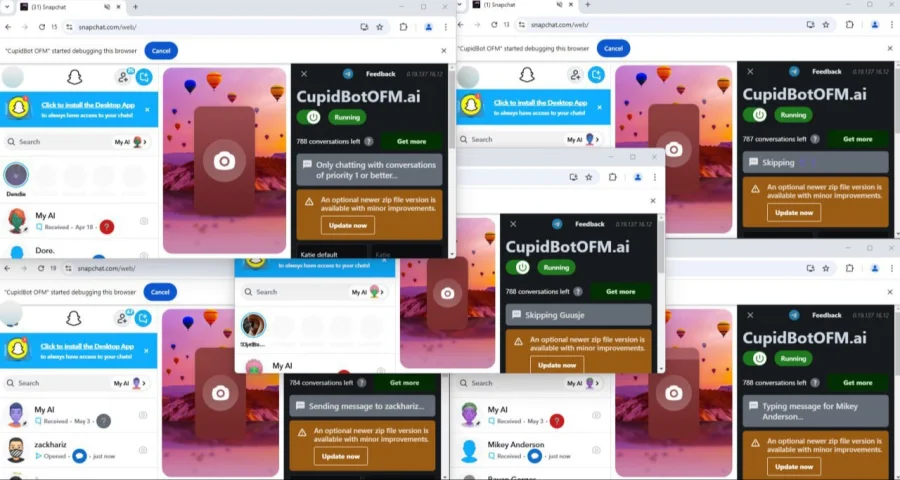 Automating Snapchat conversations with neural networks