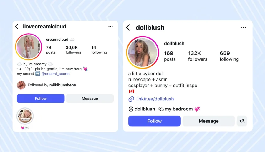 Примеры био в профиле Instagram
