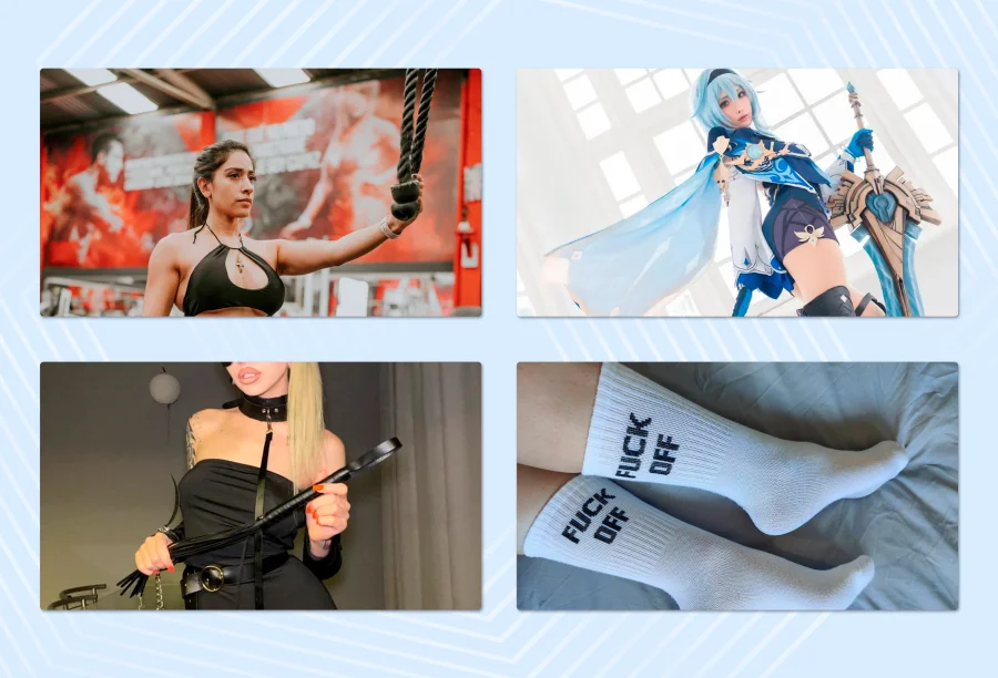 Cosplay, fitness, and feet are the most popular OnlyFans niches