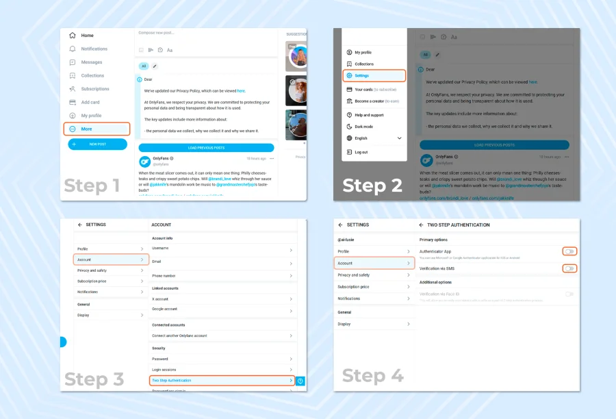 You can enable 2FA authentication in your account settings
